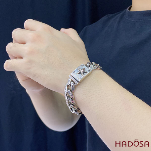 Lắc tay nam bạc Thái