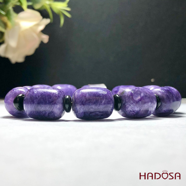 Vòng đá lu thống Mắt Rồng 11*13mm cao cấp chuẩn 5A