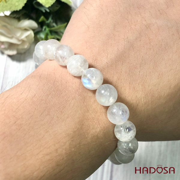 Vòng đá Mặt Trăng 9mm cao cấp chuẩn 4A