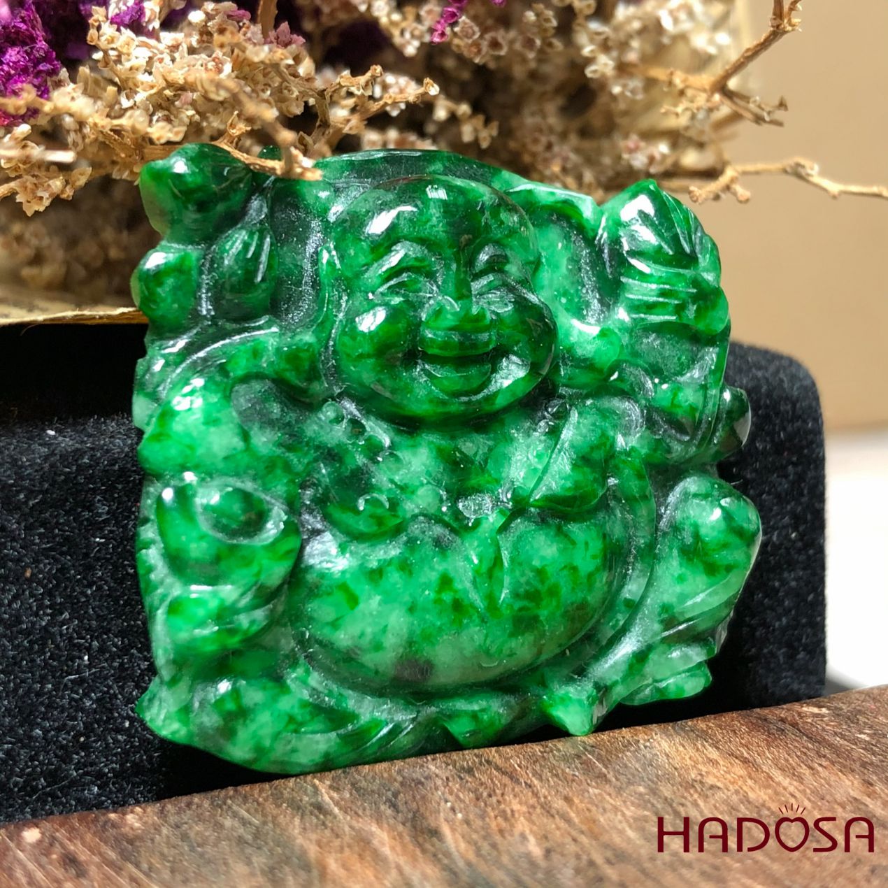 Mặt Di Lặc Sơn Thủy cao cấp chạm Kiểu