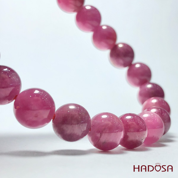 Vòng Ruby Thái hồng 8mm cao cấp