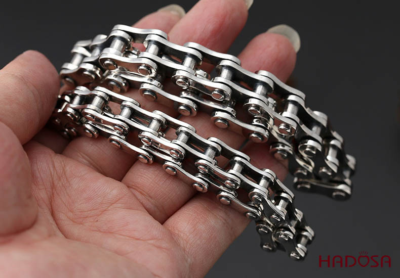 Lắc tay bạc dạng xích