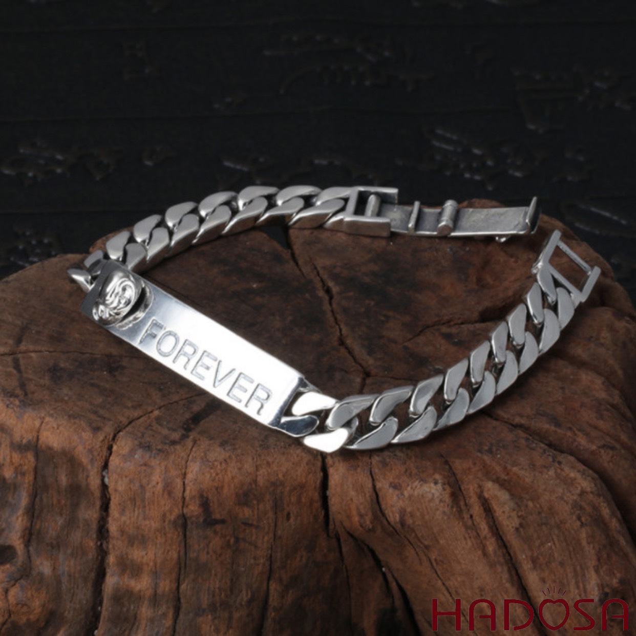 Lắc tay nam bạc Forever