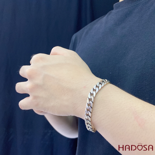 Lắc tay nam bạc cao cấp