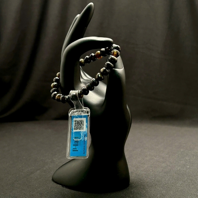 Vòng đá Sapphire mài giác 7.5mm cao cấp