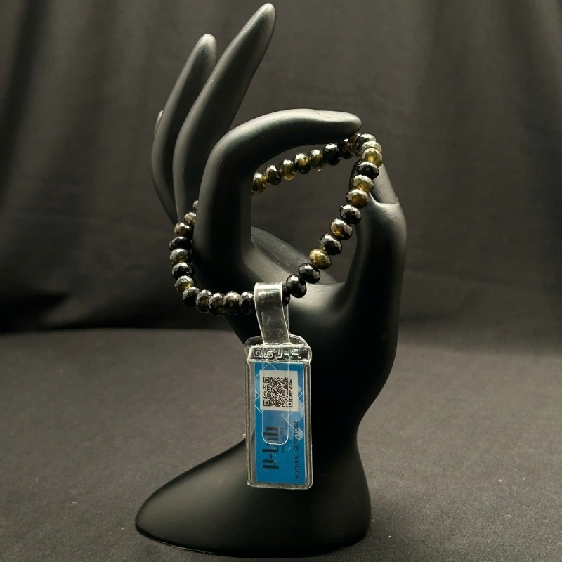 Vòng đá Sapphire mài giác 7mm cao cấp