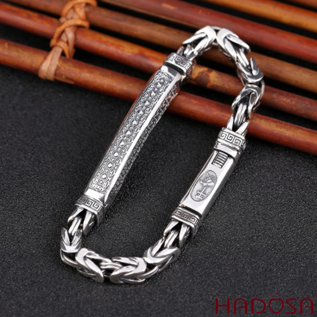 Vòng tay nam bạc thái cao cấp