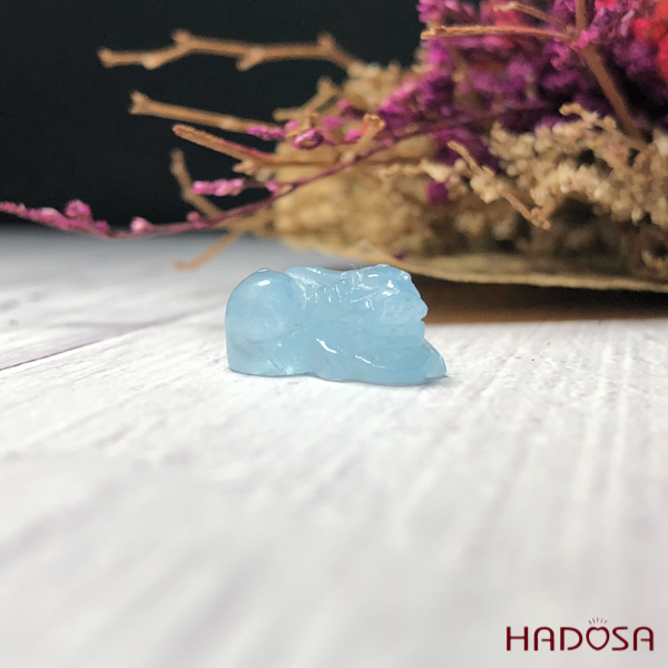 Tỳ Hưu aquamarine 5A