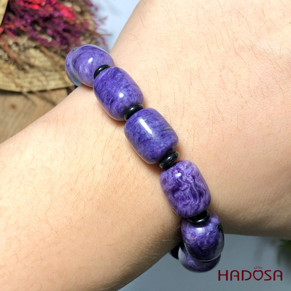 Vòng đá lu thống Mắt Rồng 11*13mm cao cấp chuẩn 5A