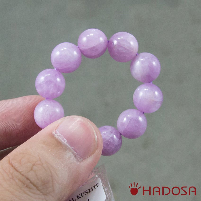 Vòng đá Kunzite cao cấp 10mm chuẩn 4A