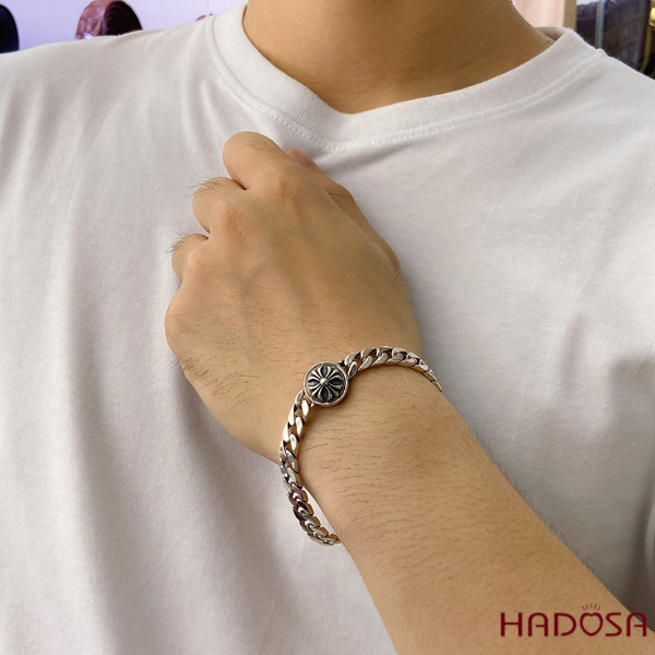 Vòng tay bạc nam đẹp