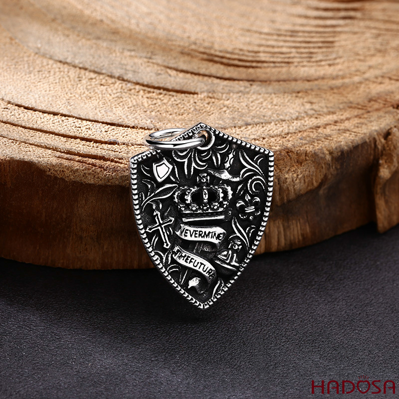 Mặt dây chuyền bạc Nam 26x20mm