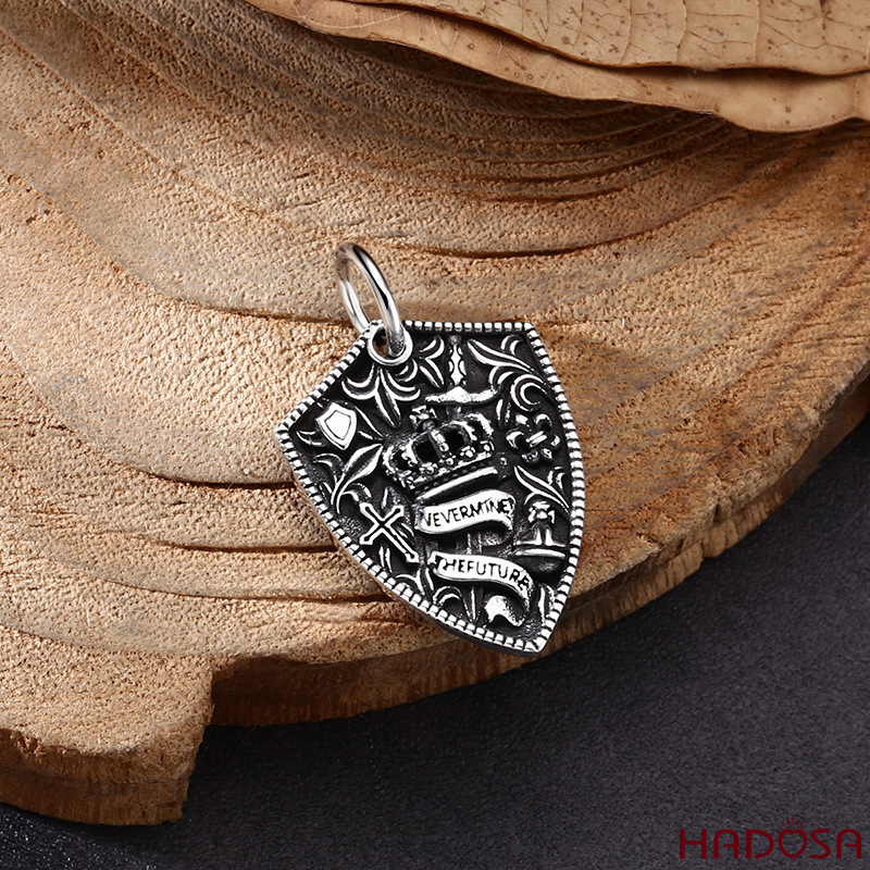 Mặt dây chuyền bạc Nam 26x20mm