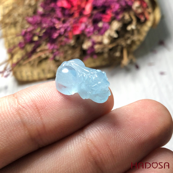 Tỳ Hưu aquamarine 5A