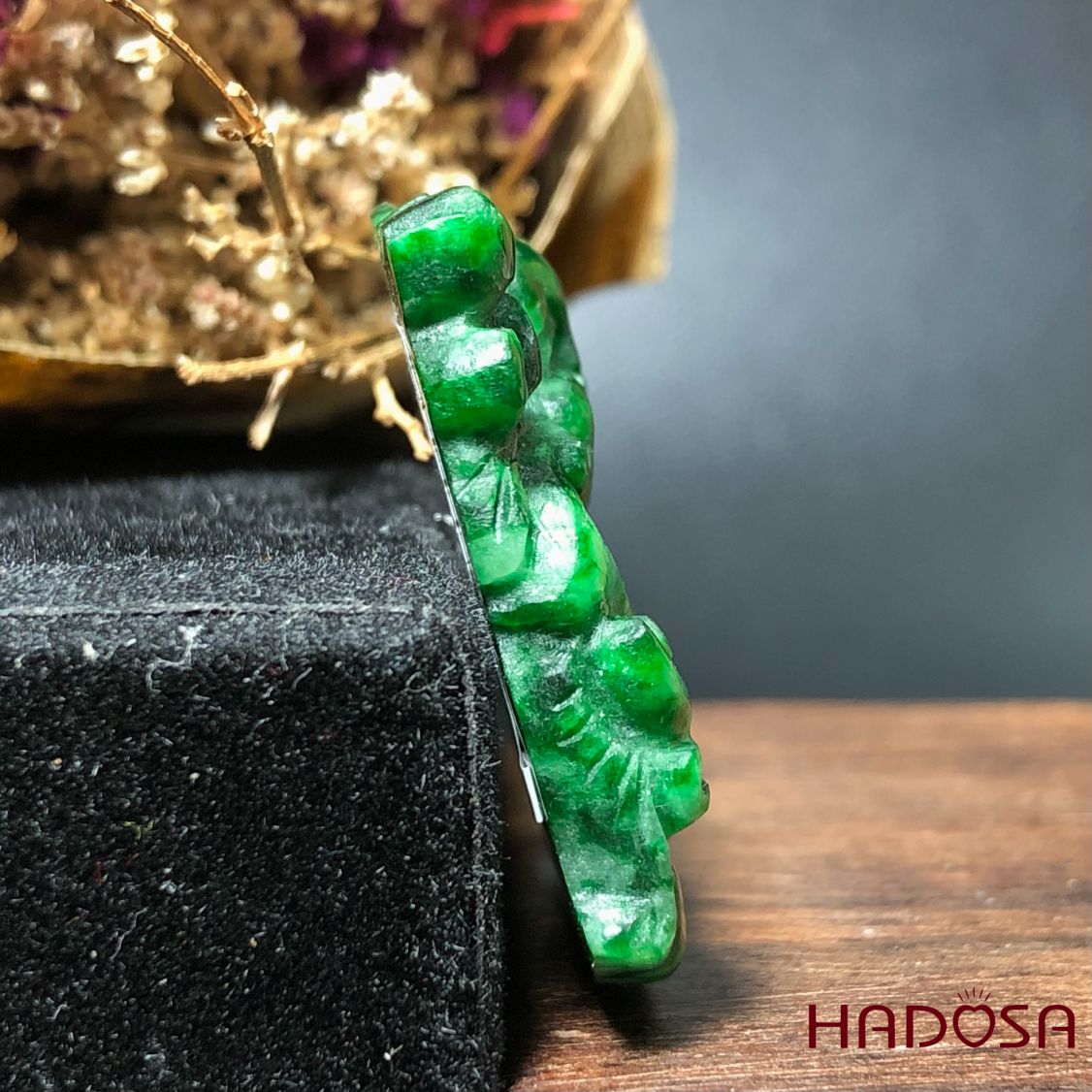 Mặt Di Lặc Sơn Thủy cao cấp chạm Kiểu