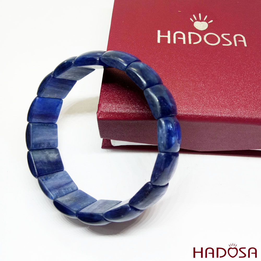 Vòng đá Kyanite bản 12X16mm chuẩn 5A Hadosa