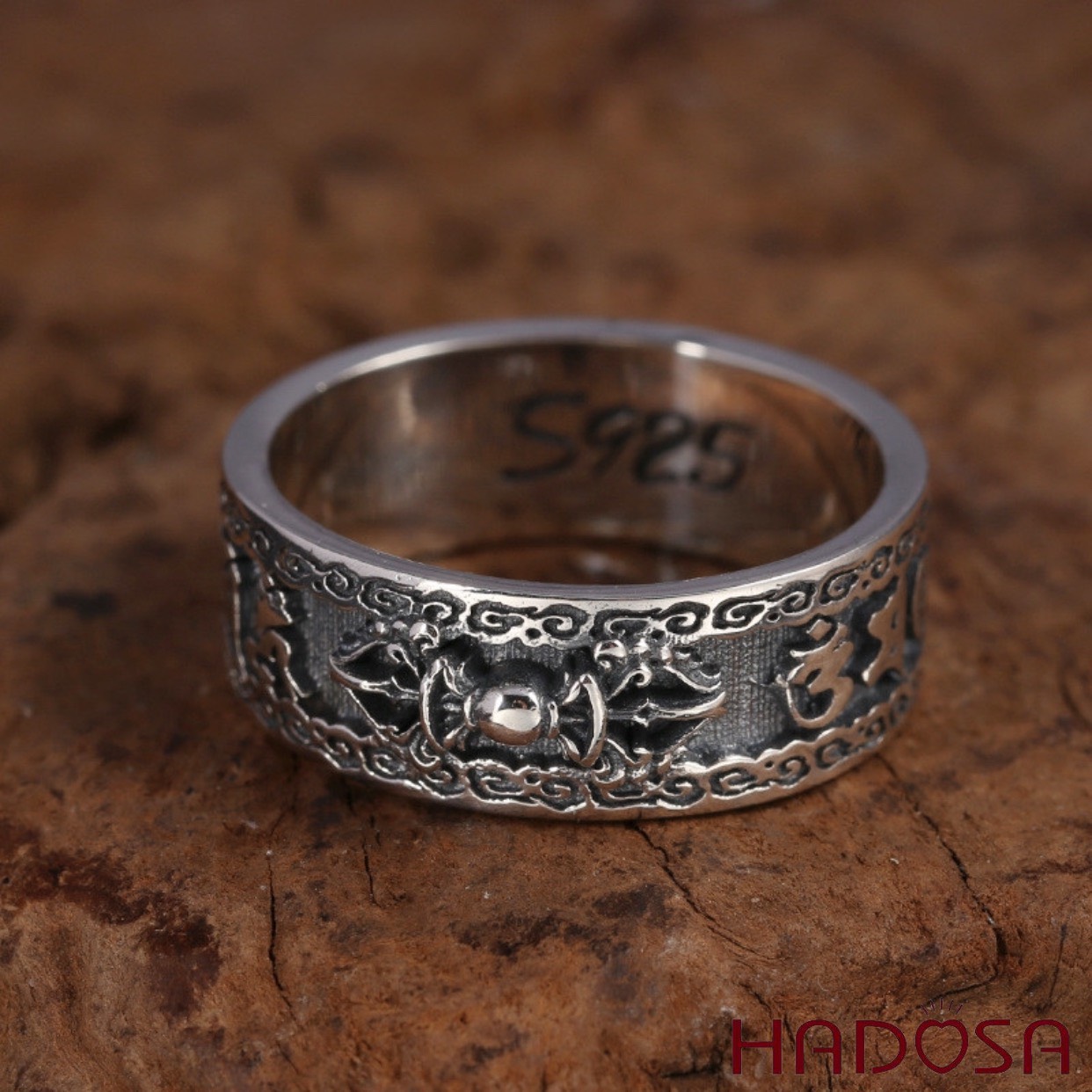 Nhẫn nam bạc Thái