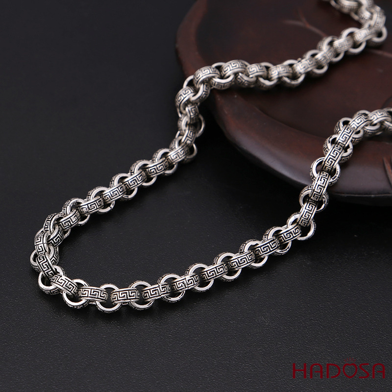 Dây chuyền bạc nam đầu Rồng