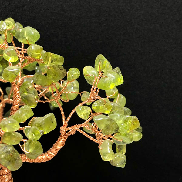 Cây tài lộc đá Peridot 12*10*15cm
