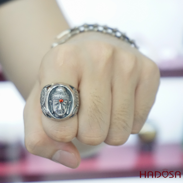 Nhẫn bạc Thái Phật Bà cho nam