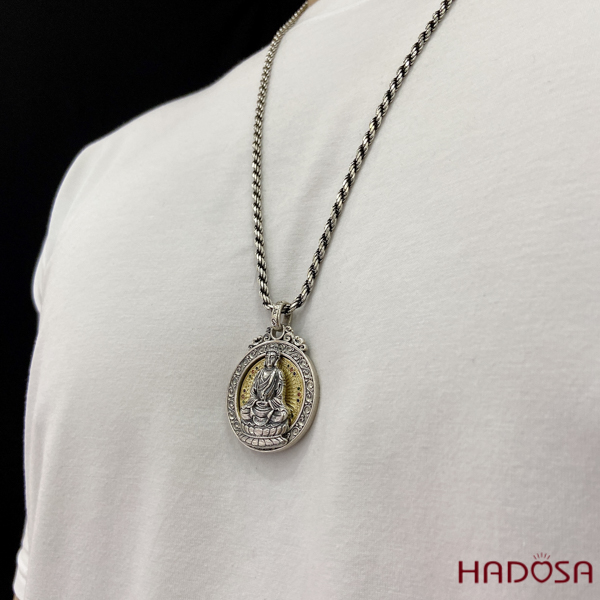 Mặt dây chuyền bạc Thái Adida