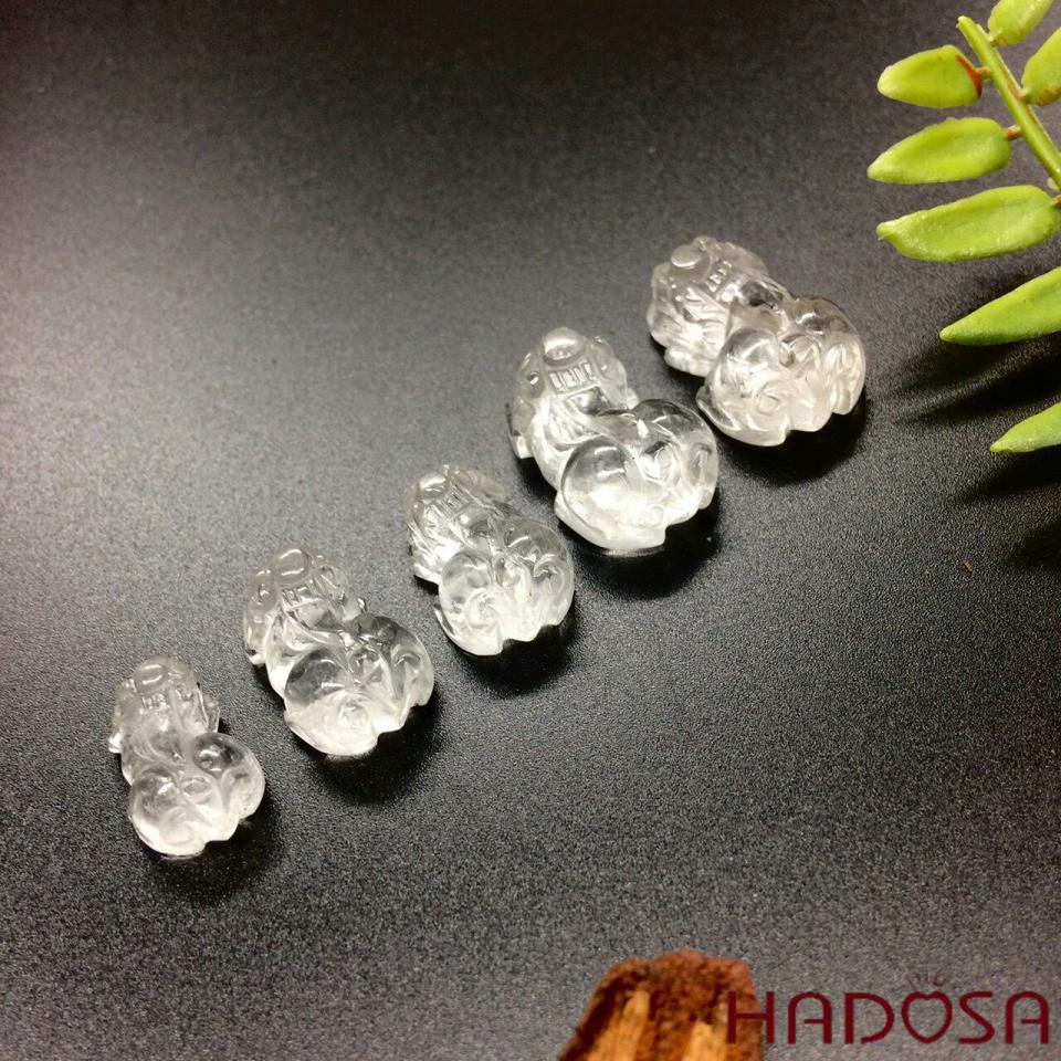 Tỳ hưu Thạch anh trắng Hadosa