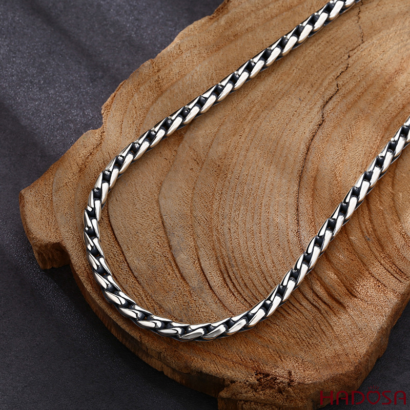 Vòng cổ nam chất bạc Thái