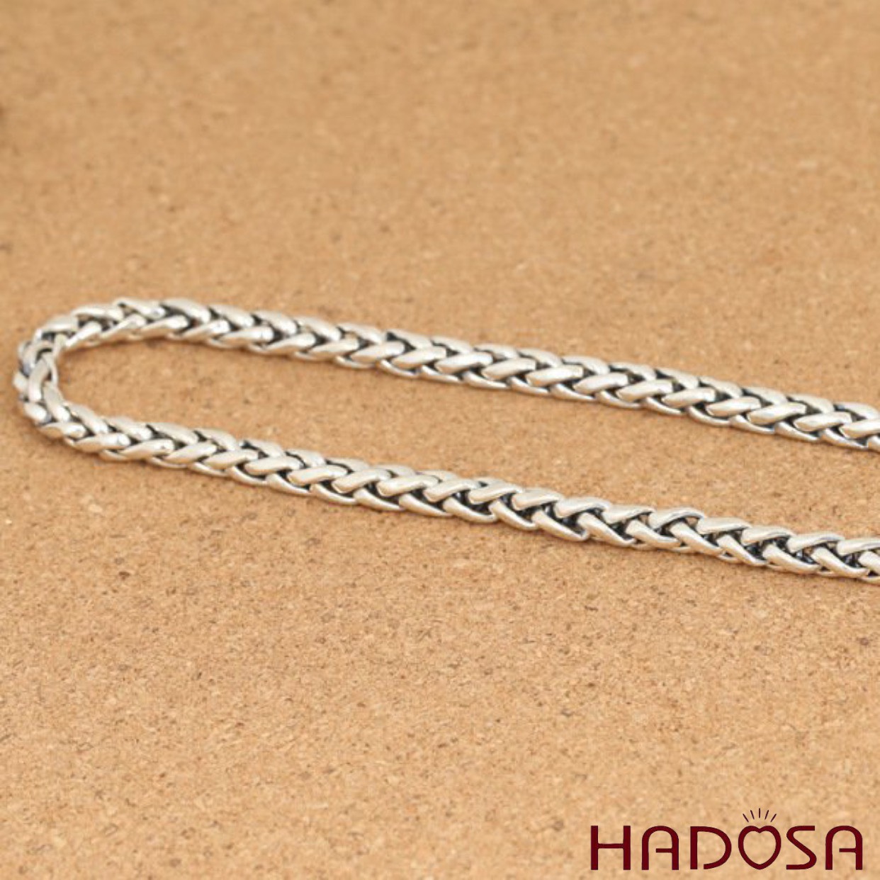 Vòng cổ nam chất bạc Thái