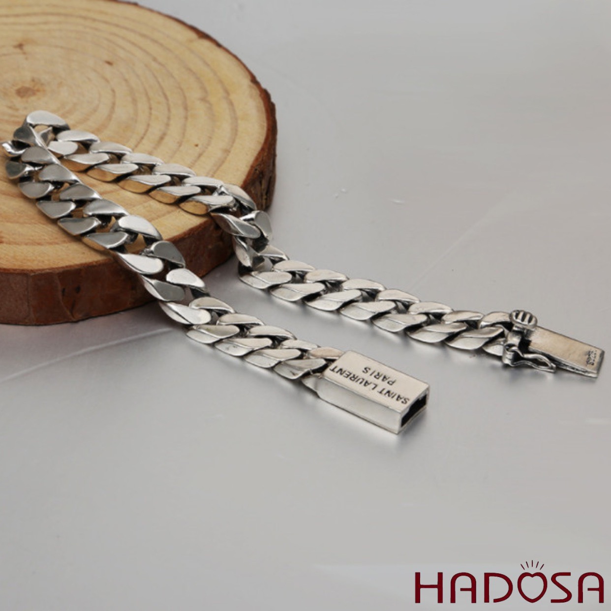 Lắc tay nam bạc cao cấp