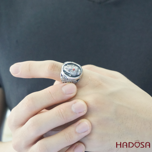 Nhẫn bạc Thái Phật Bà cho nam