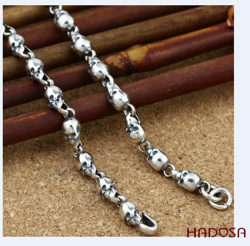 Dây chuyền bạc Thái Đầu lâu