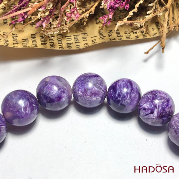 Vòng đá Mắt Rồng Charoite 10mm cao cấp chuẩn 5A