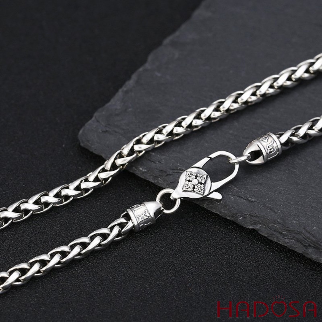 Dây bạc đeo cổ nam