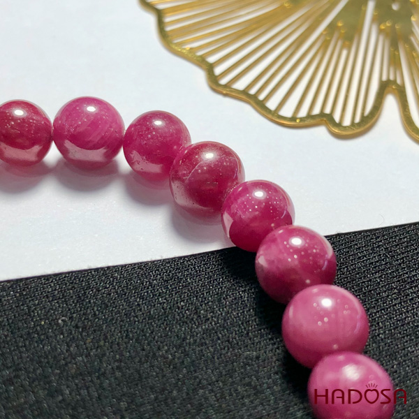 Vòng Ruby Thái đỏ đậm 07mm cao cấp