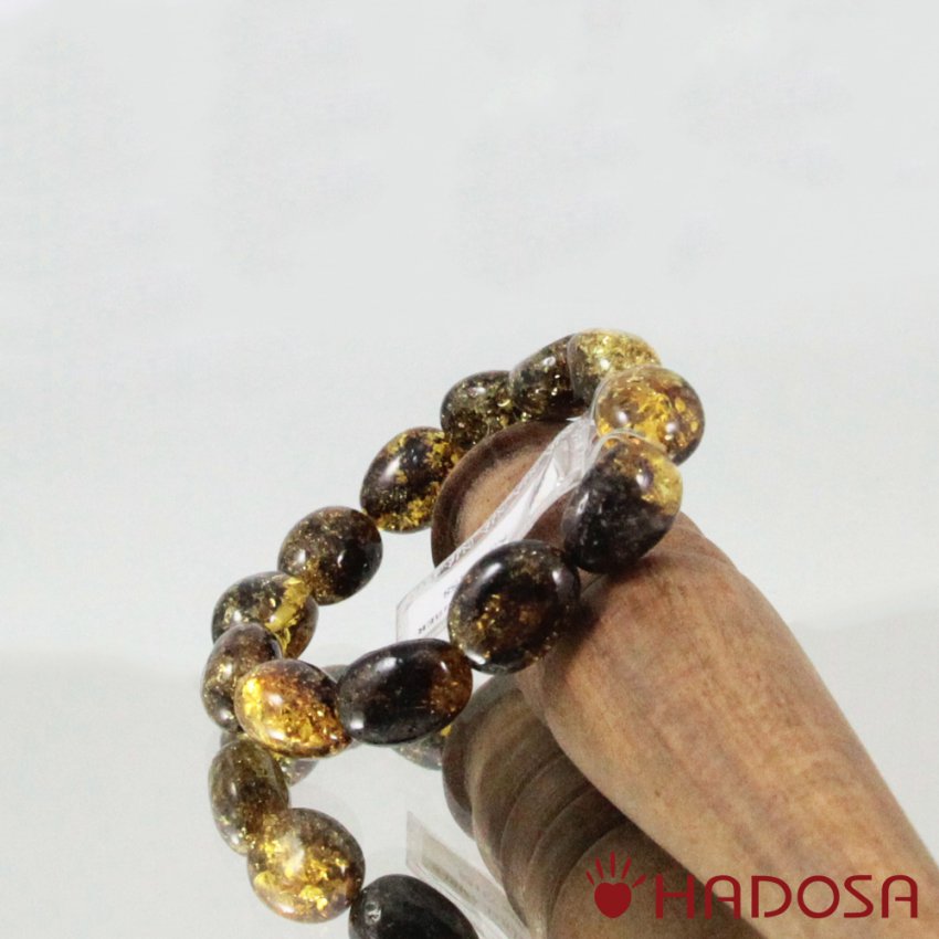 Vòng Hổ Phách Balan xanh cao cấp