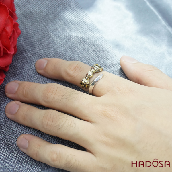 Nhẫn bạc nam bạc Thái