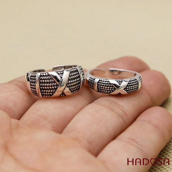 Nhẫn bạc Thái cao cấp