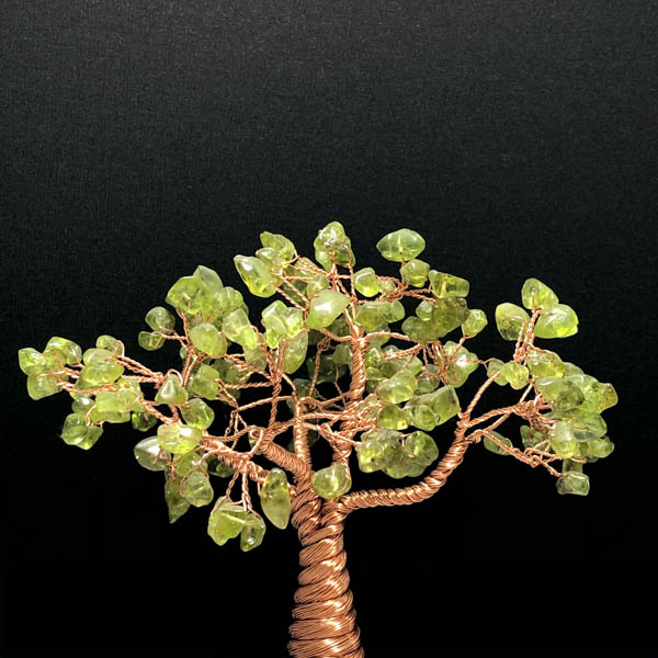 Cây tài lộc đá Peridot 12*10*15cm