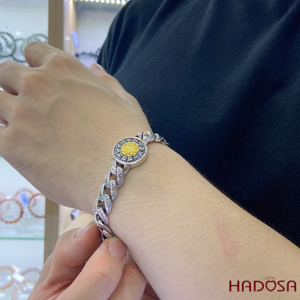 Lắc bạc nam to 12 con giáp