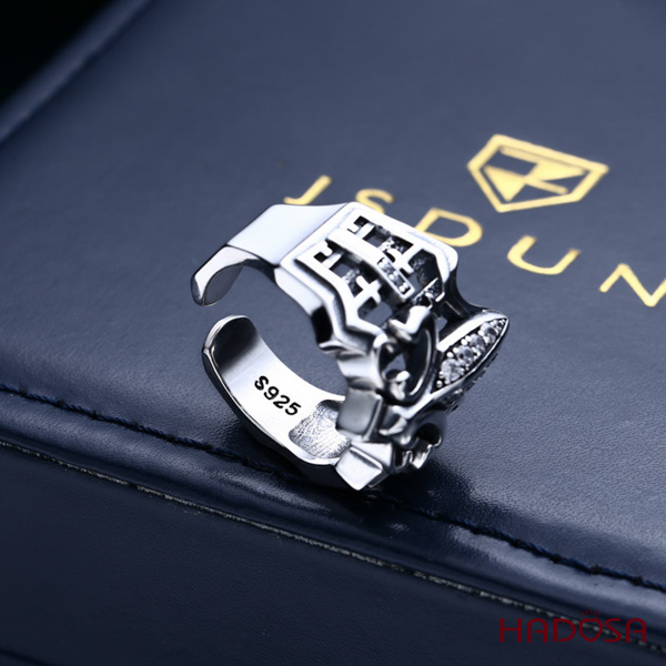 Nhẫn bạc Nam độc lạ