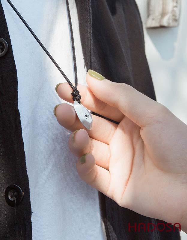 Mặt dây chuyền ước nguyện Mặt Trời - Mặt Trăng 24mm