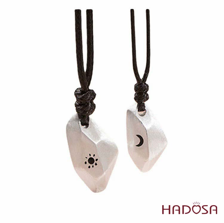 Mặt dây chuyền ước nguyện Mặt Trời - Mặt Trăng 24mm