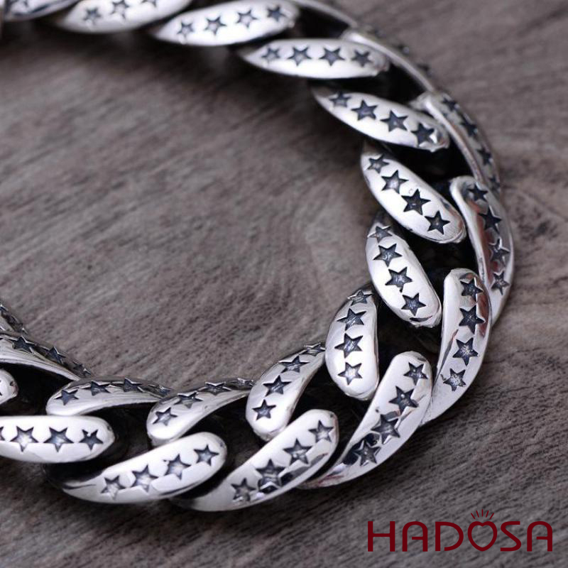 Lắc tay nam bạc Thái