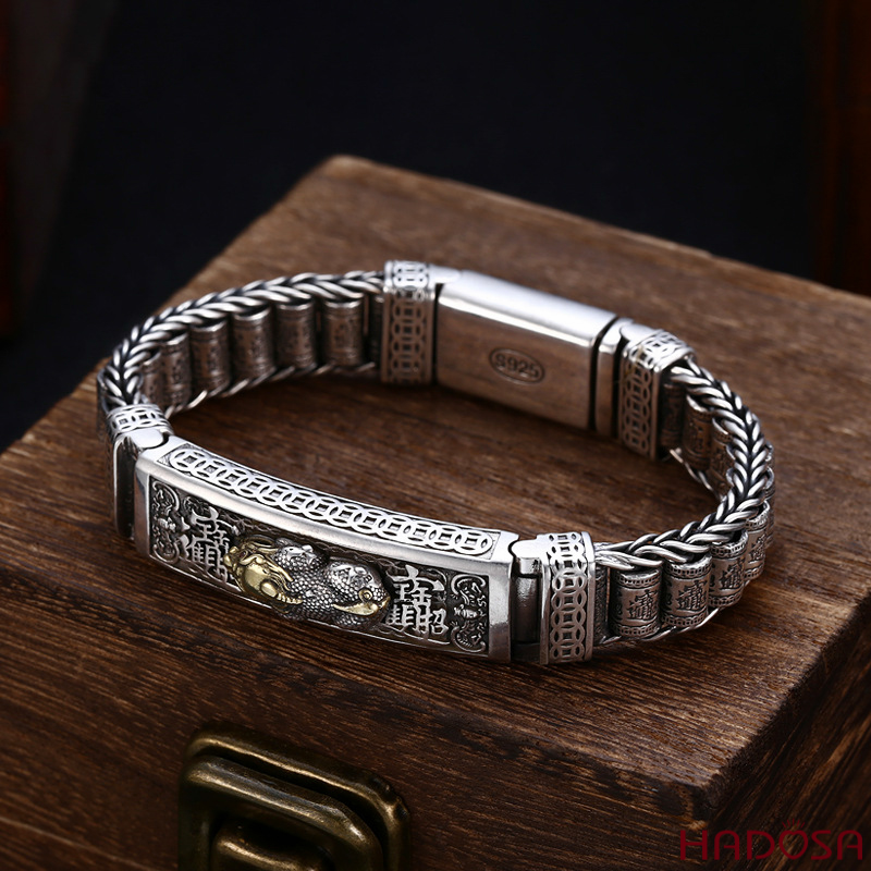 Lắc tay trụ Kinh Luân Tỳ Hưu bạc Thái