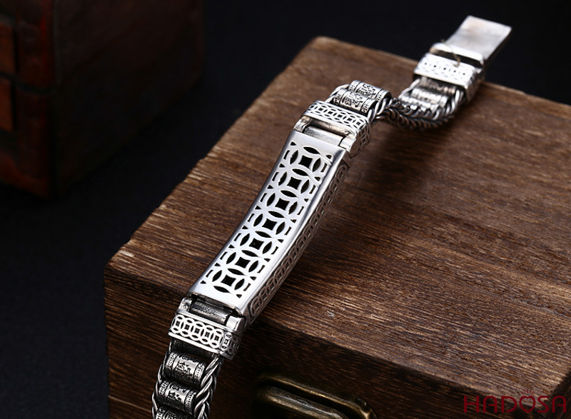 Lắc tay trụ Kinh Luân Tỳ Hưu bạc Thái