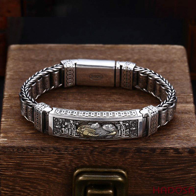 Lắc tay trụ Kinh Luân Tỳ Hưu bạc Thái