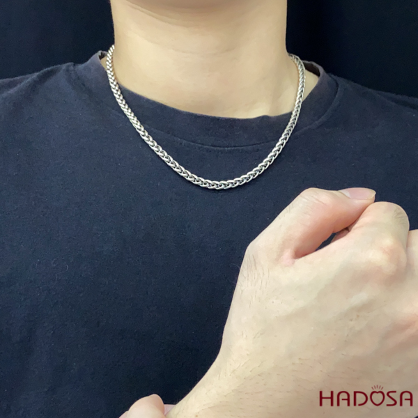 Dây bạc đeo cổ nam