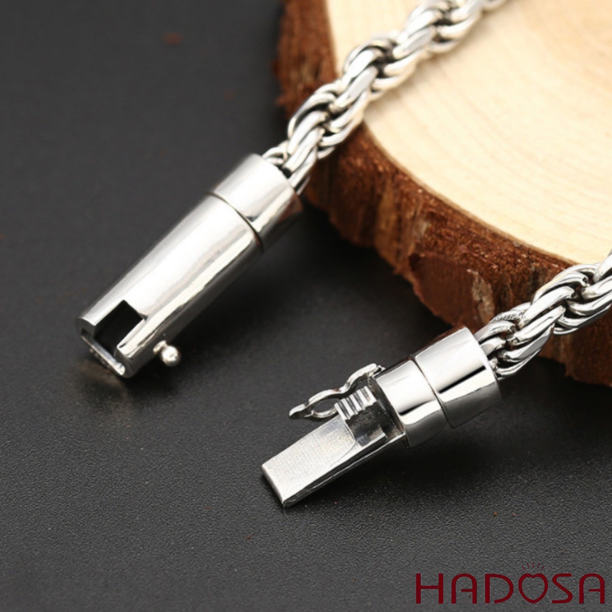Lắc tay bạc cho nam cao cấp