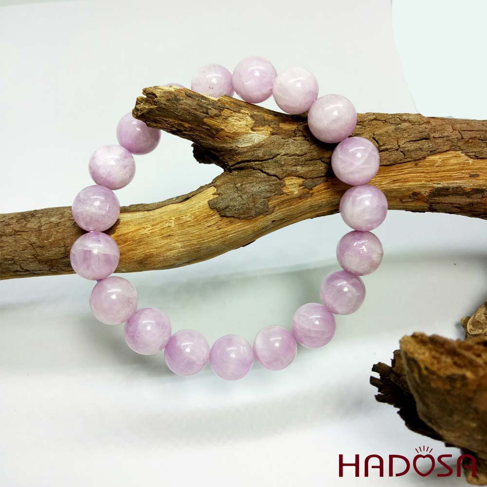 Vòng đá Kunzite cao cấp 10mm chuẩn 4A