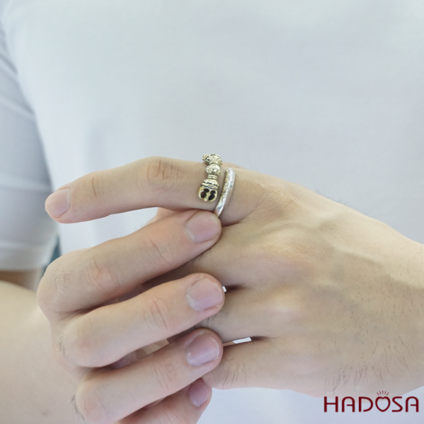 Nhẫn bạc nam bạc Thái